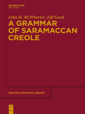 cover image of A Grammar of Saramaccan Creole